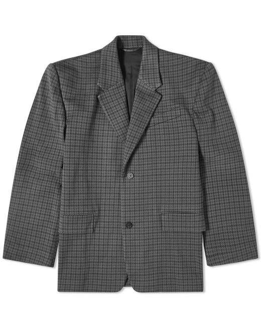 Balenciaga Houndstooth Oversized Tailored Jacket Small END. Clothing