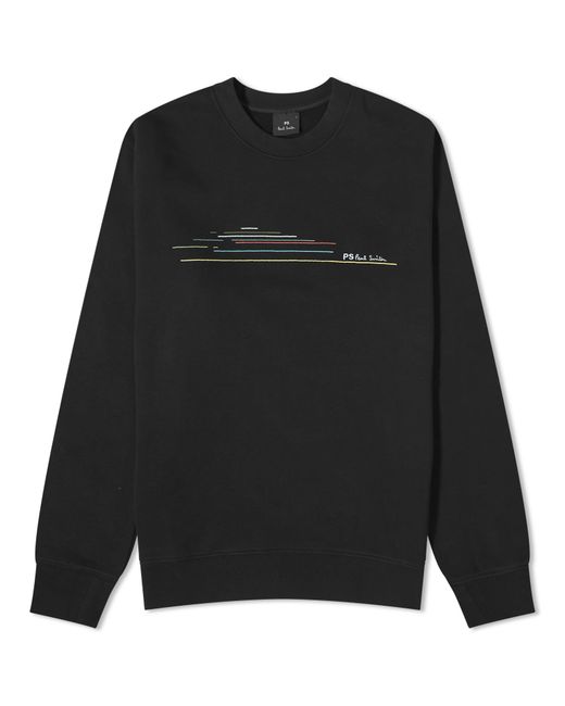Paul Smith Embroidered Stripe Crew Sweat X-Large END. Clothing