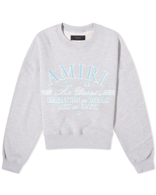 Amiri Arts District Cropped Crew Sweat Small END. Clothing