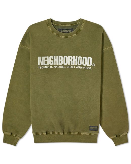 Neighborhood Pigment Dyed Crew Sweater END. Clothing