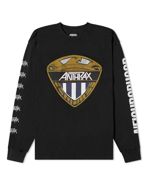 Neighborhood Long Sleeve Anthrax Shield T-Shirt END. Clothing