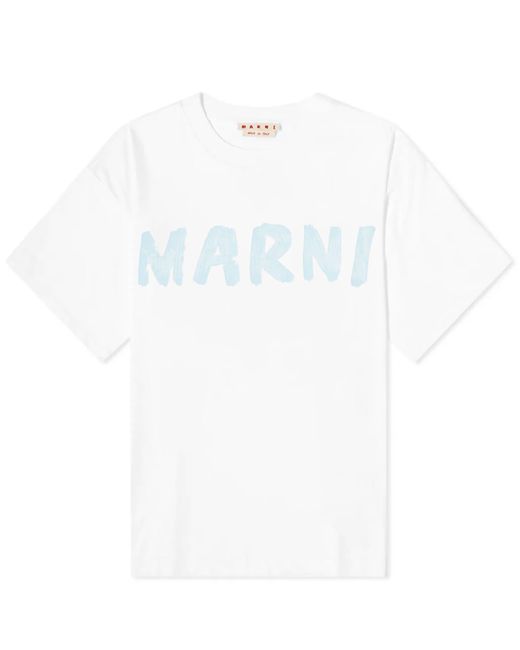 Marni Large Logo T-Shirt END. Clothing