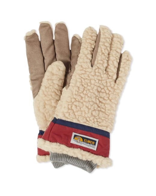5 Elmer Gloves Wool Pile Glove Wine Large END. Clothing