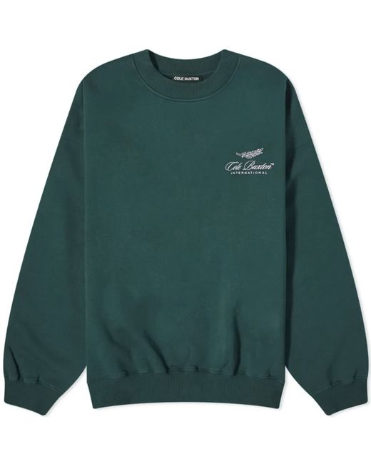 5 Cole Buxton International Crew Sweat Forest Small END. Clothing