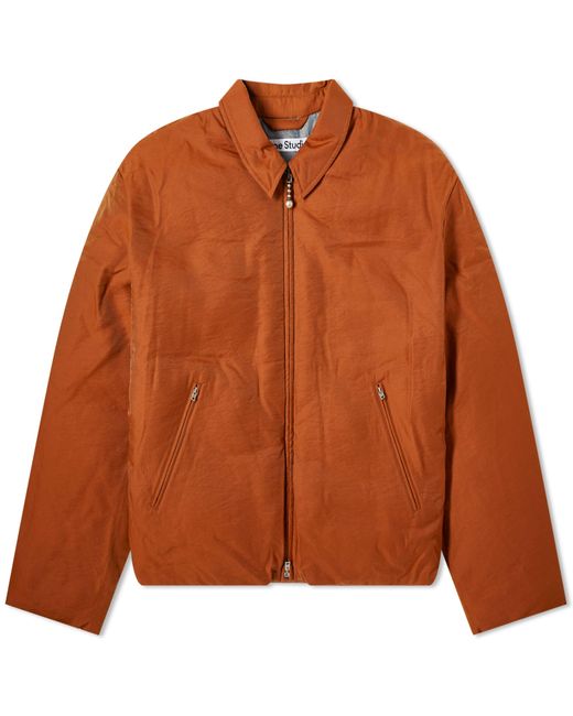 1 Acne Studios Orst Technical Viscose Jacket Ginger Small END. Clothing