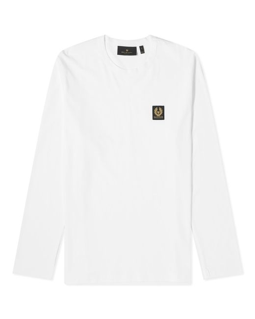12 Belstaff Long Sleeve Patch Logo T-Shirt Medium END. Clothing