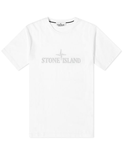 5 Stone Island Stitches Logo Sleeve T-Shirt Medium END. Clothing
