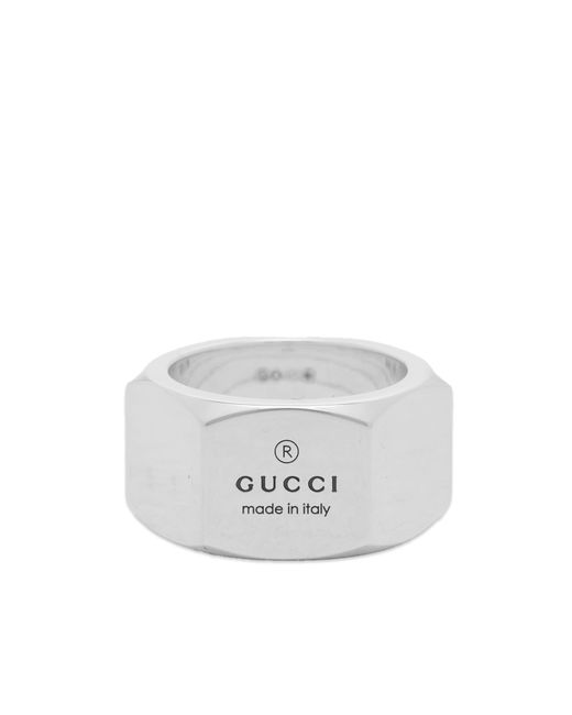 Gucci Trademark Band Ring 12mm Small END. Clothing