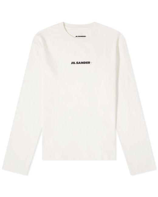 Jil Sander Plus Long Sleeve Logo Active T-Shirt Medium END. Clothing