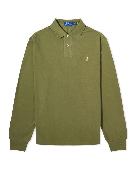 Polo Ralph Lauren Long Sleeve Custom Fit Polo Shirt Large END. Clothing