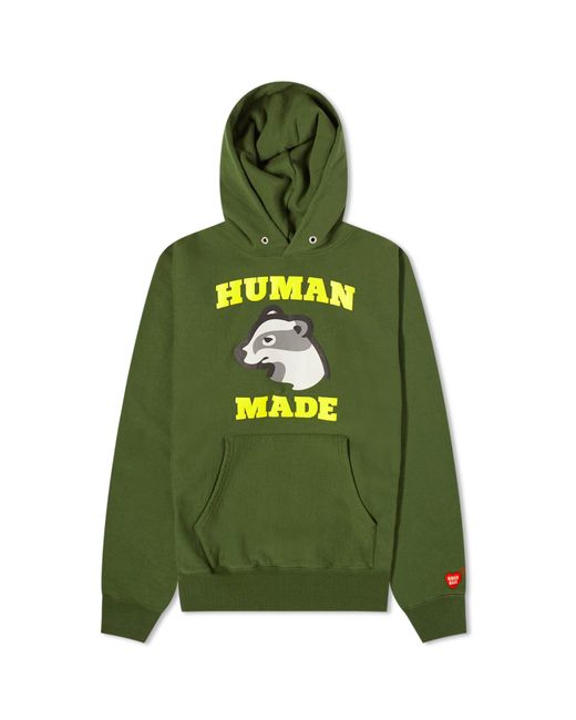 Human Made Badger Hoodie Large END. Clothing