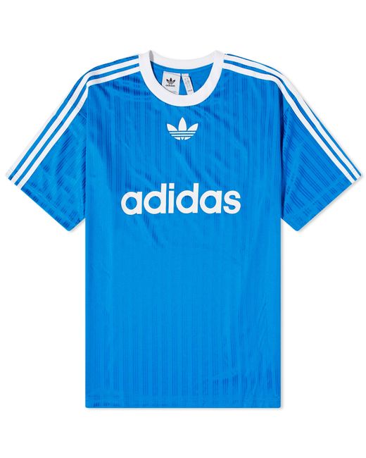 Adidas Adicolor Poly T-shirt Bluebird Large END. Clothing