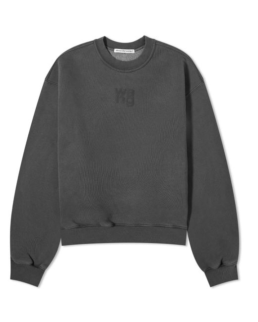 Alexander Wang Essential Terry Logo Crew Sweat END. Clothing