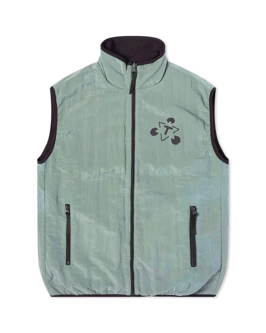The Trilogy Tapes Reversible Fleece Gilet END. Clothing
