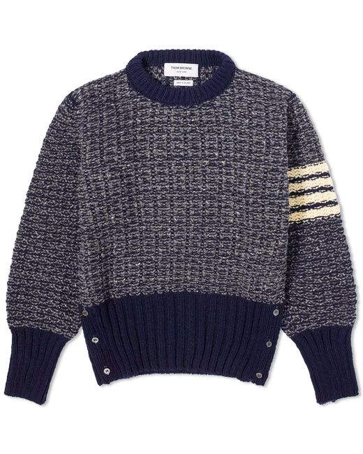 Thom Browne 4-Bar Donegal Crew Neck Jumper Small END. Clothing
