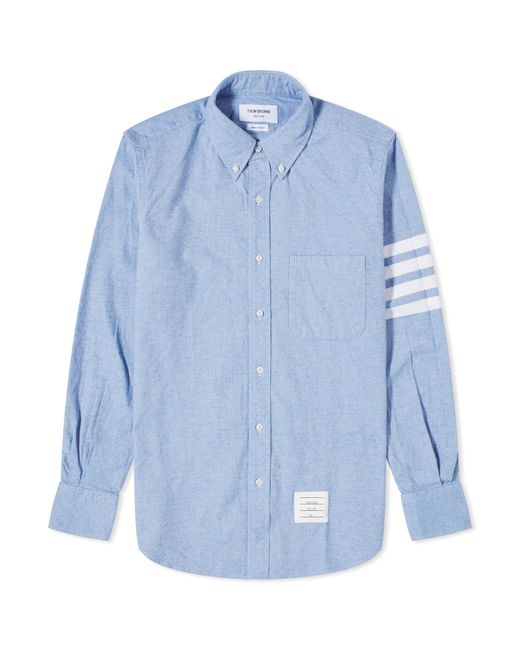 Thom Browne 4 Bar Button Down Flannel Shirt END. Clothing