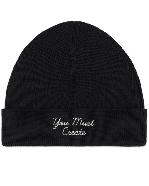 Ymc Emrbroidered Beanie Hat END. Clothing