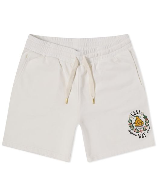 Casablanca Casa Way Embroidered Sweat Shorts END. Clothing