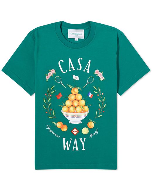 Casablanca Casa Way Fitted T-Shirt END. Clothing