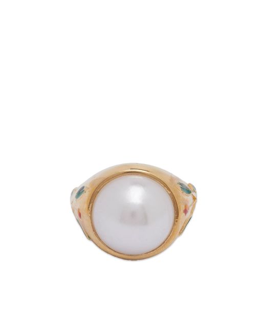 Casablanca Pearl Signet Ring END. Clothing
