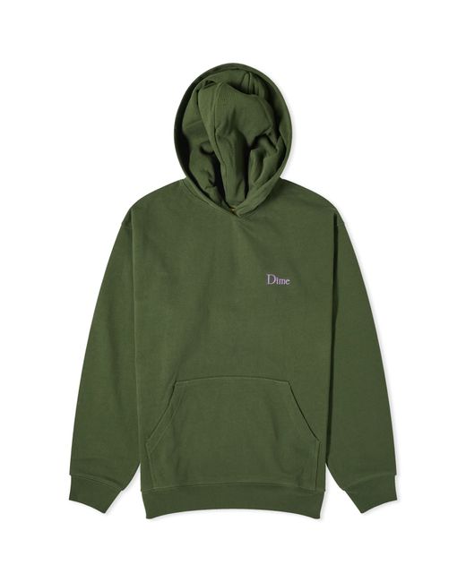 Dime Classic Small Logo Hoodie END. Clothing