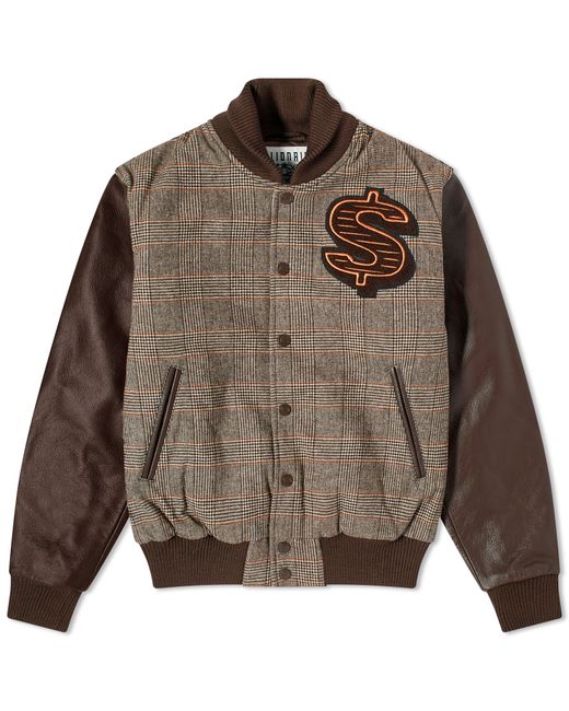 Billionaire Boys Club Leather Sleeve Varsity Jacket END. Clothing