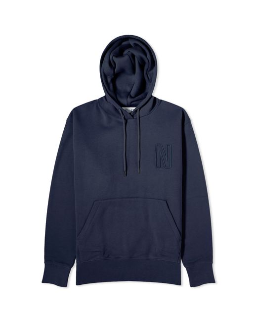 Norse Projects Arne Relaxed N Logo Hoodie END. Clothing