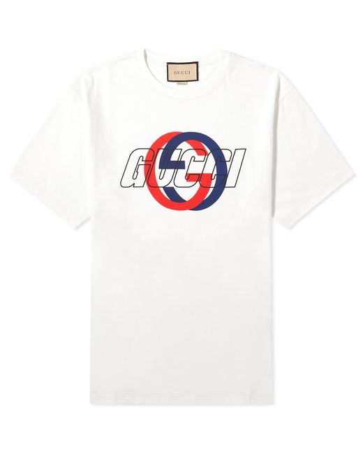 Gucci Interlocking Graphic Logo T-Shirt END. Clothing