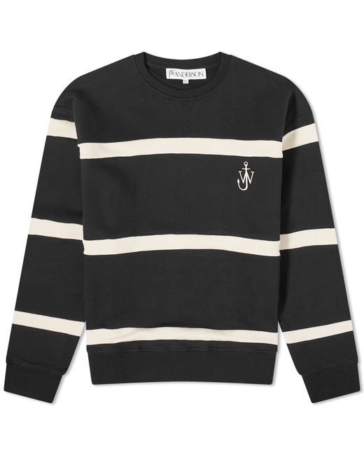J.W.Anderson Stripe Crew Sweat Large END. Clothing