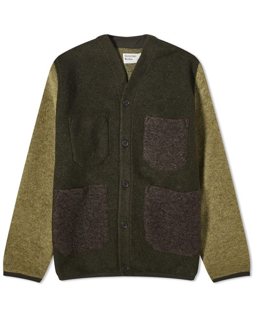 Universal Works Wool Fleece Cardigan END. Clothing