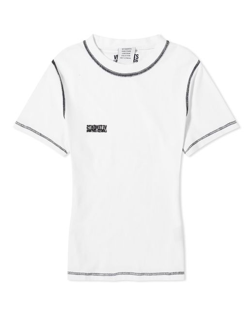 Vetements Embroidered Logo T-Shirt END. Clothing