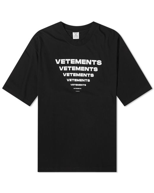 Vetements Pyramid Logo T-Shirt END. Clothing