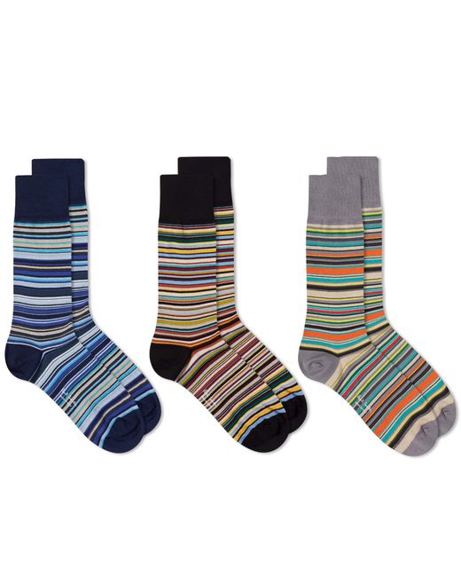 Paul Smith Signature Stripe Socks 3 Pack END. Clothing