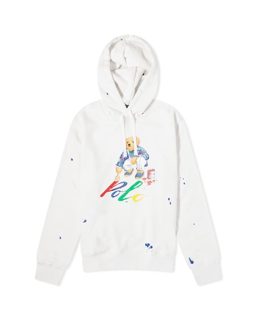 Polo Ralph Lauren Painting Bear Hoodie Large END. Clothing