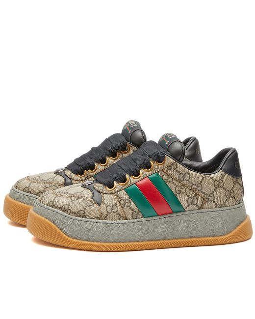 Gucci Double Screener Sneakers END. Clothing