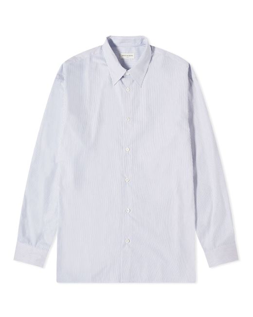 Dries Van Noten Croom Stripe Poplin Shirt Large END. Clothing