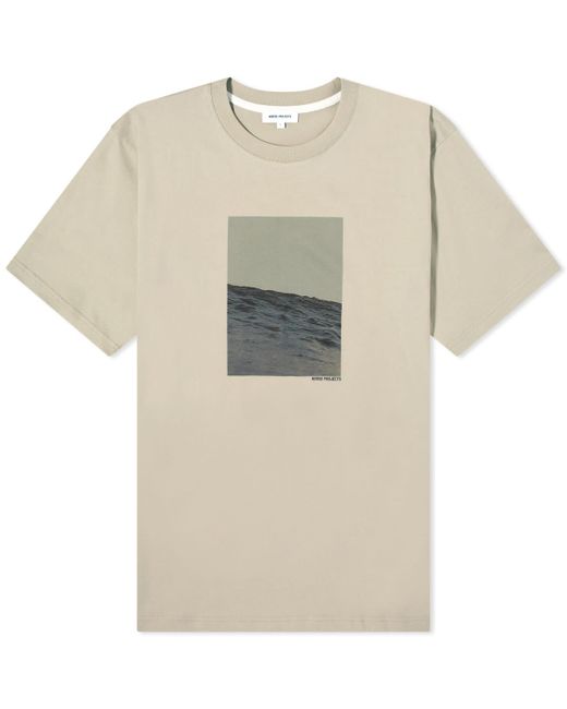 Norse Projects Johannes Organic Waves Print T-shirt END. Clothing