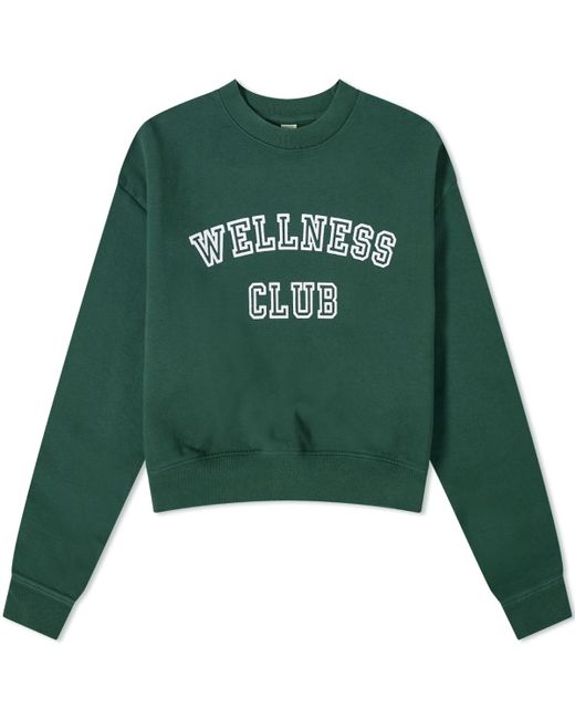 Sporty & Rich Wellness Club Cropped Sweat Large END. Clothing