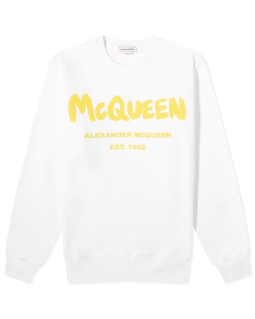 Alexander McQueen Graffiti Logo Crew Sweat END. Clothing