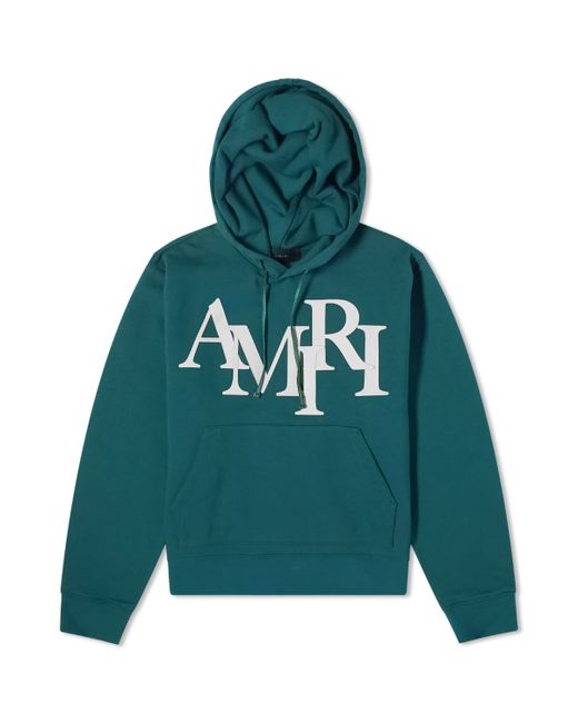 Amiri Staggered Logo Hoodie Small END. Clothing