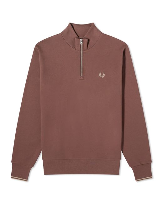 Fred Perry Half Zip Crew Sweater Large END. Clothing
