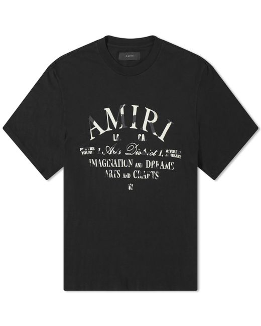 Amiri Distressed Arts District T-Shirt END. Clothing