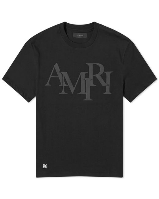 Amiri Staggered Logo T-Shirt Small END. Clothing