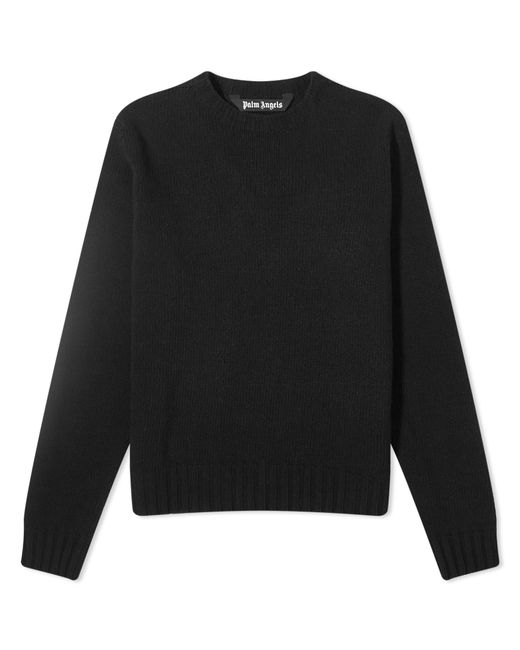 Palm Angels Curved Logo Crew Knit END. Clothing