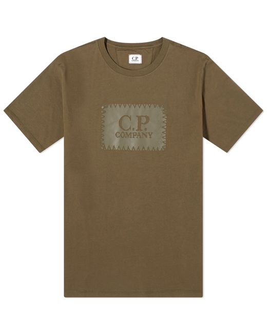 CP Company 30/1 Jersey Label Style Logo T-Shirt END. Clothing