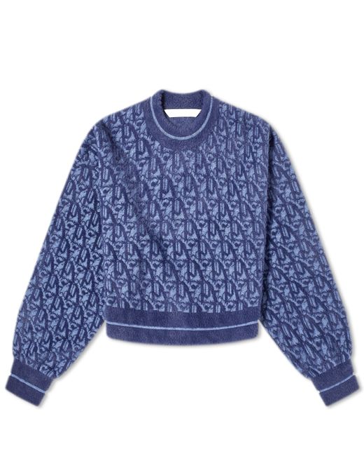 Palm Angels Monogram Jacquard Sweater END. Clothing