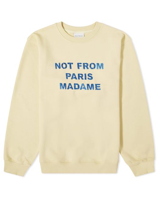 Drôle De Monsieur Not From Paris Madame Crew Sweat END. Clothing
