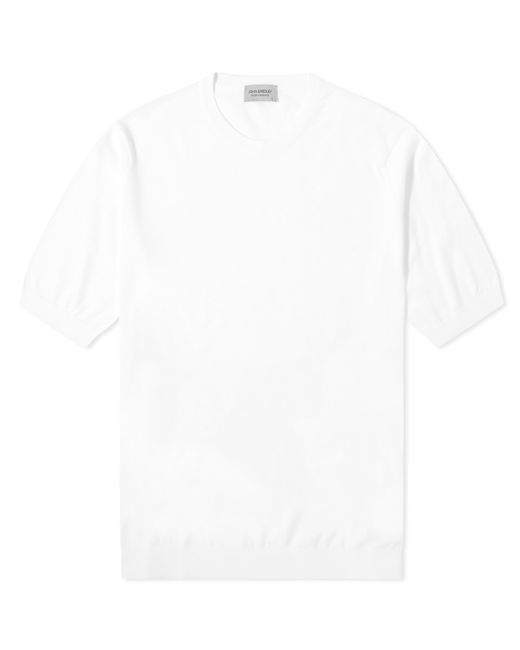 John Smedley Kempton Ribbed T-Shirt Large END. Clothing