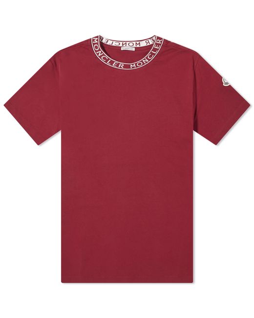 Moncler Collar Logo T-Shirt END. Clothing