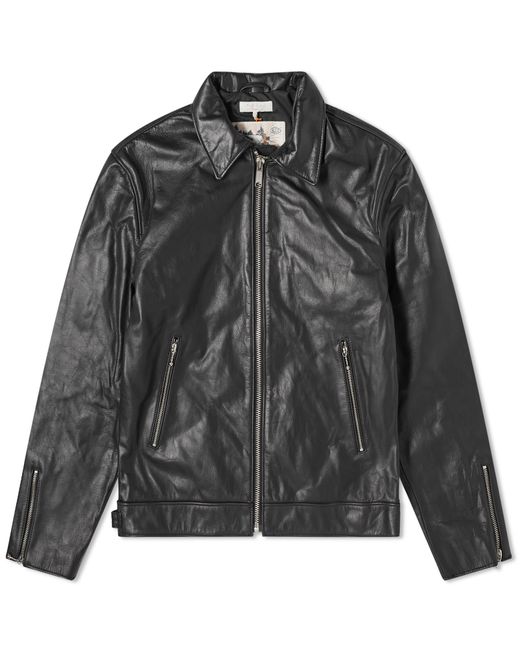 Nudie Jeans Eddy Rider Leather Jacket END. Clothing